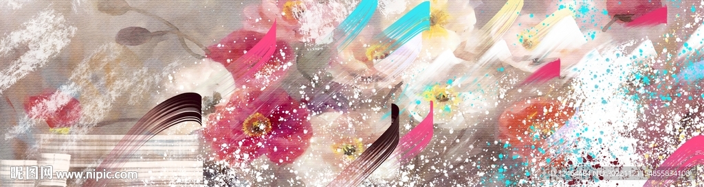 抽象油画