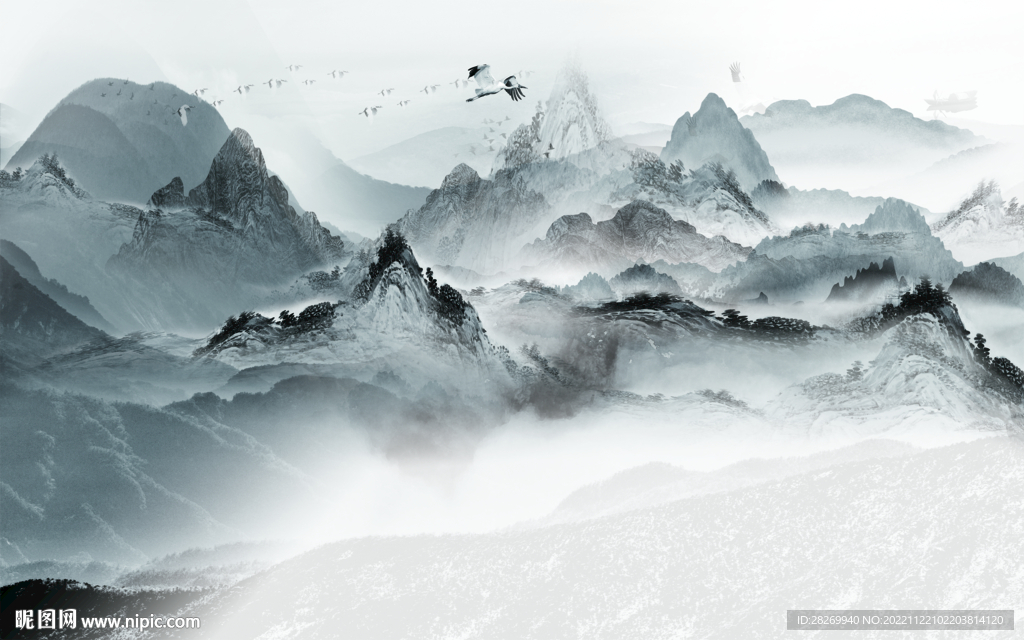 水墨山水 