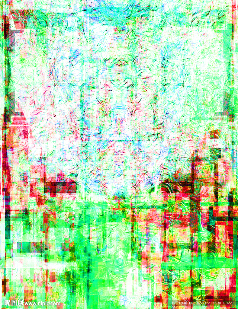 肌理画 