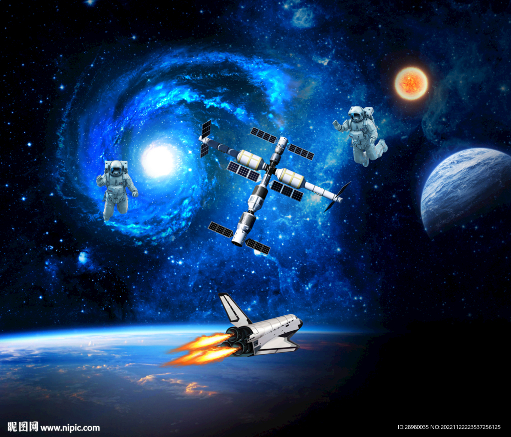 宇宙太空宇航员