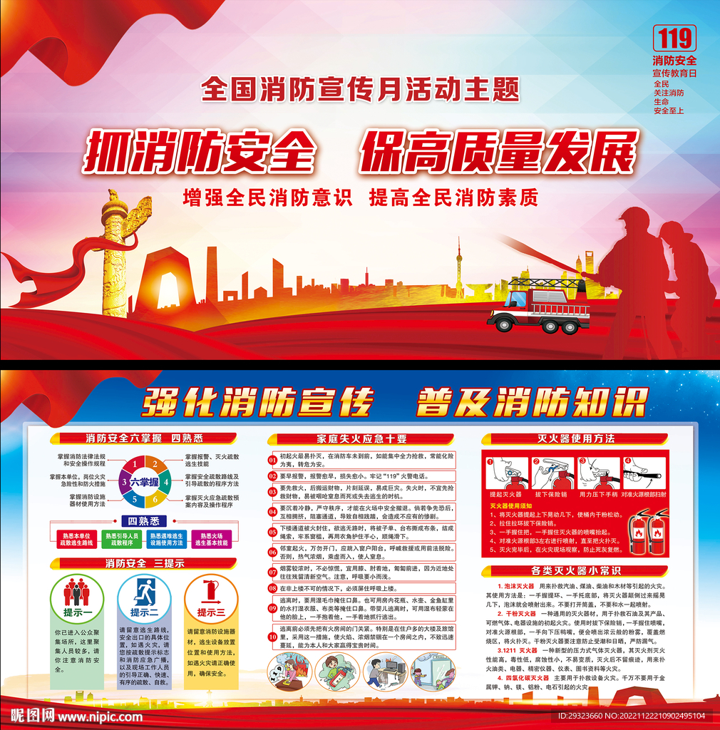 消防安全展板