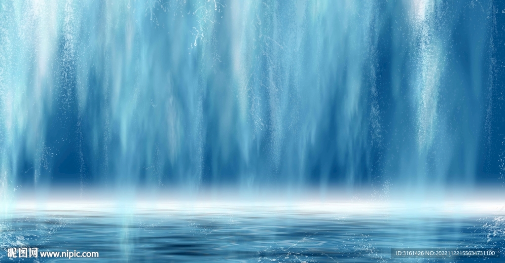 瀑布背景