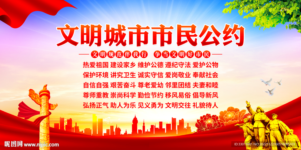 文明城市市民公约