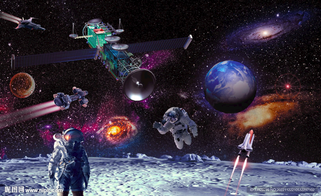 宇宙星空宇航员