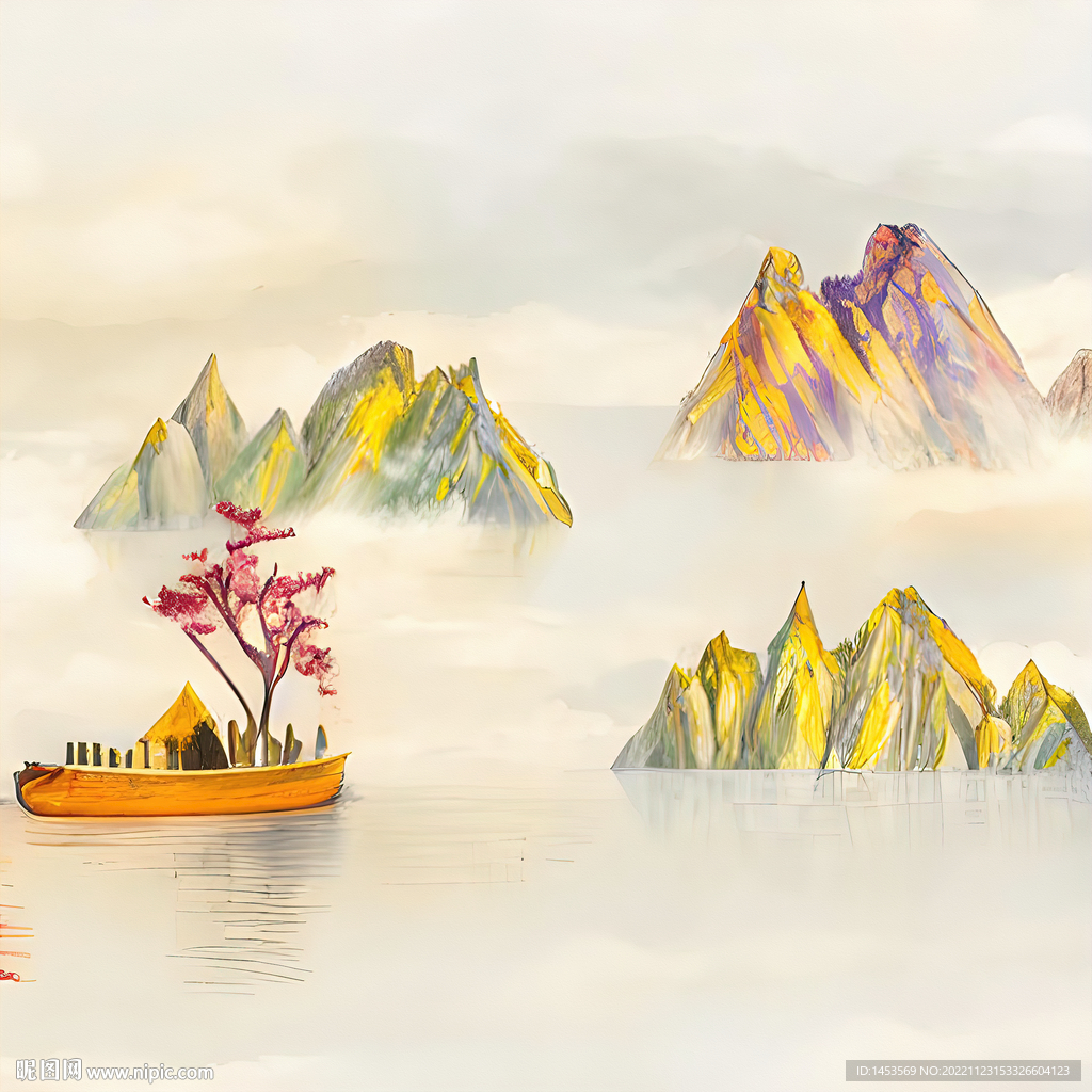 简约山水