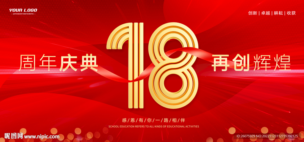 18周年 