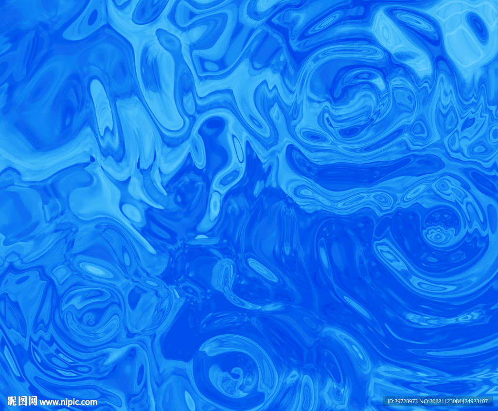 蓝色水纹