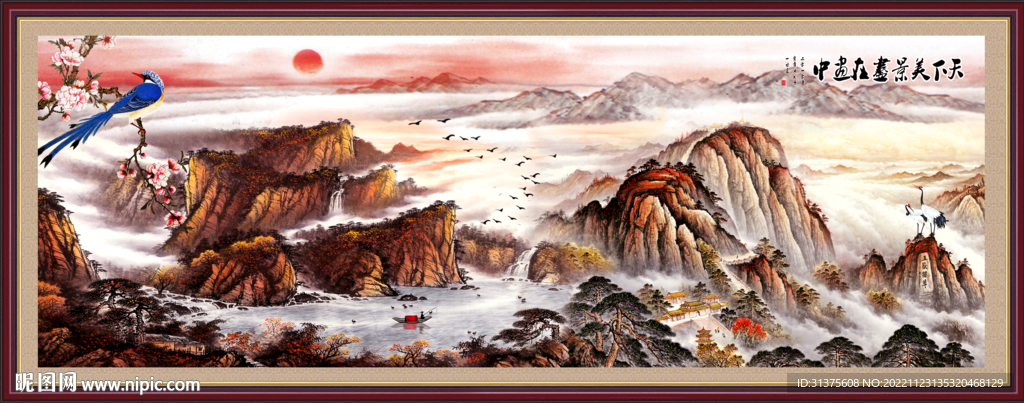 五岳独尊泰山日出