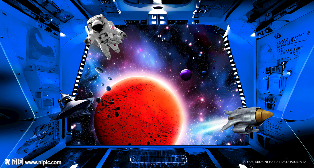 宇宙空间站宇航员