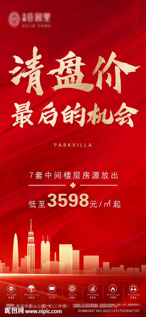 清盘价