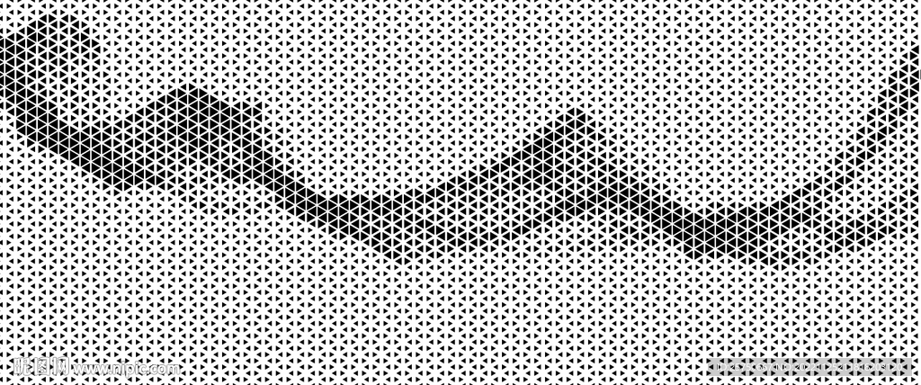 三角激光镂空图案