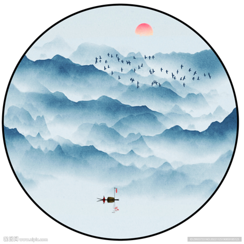 意境山水画