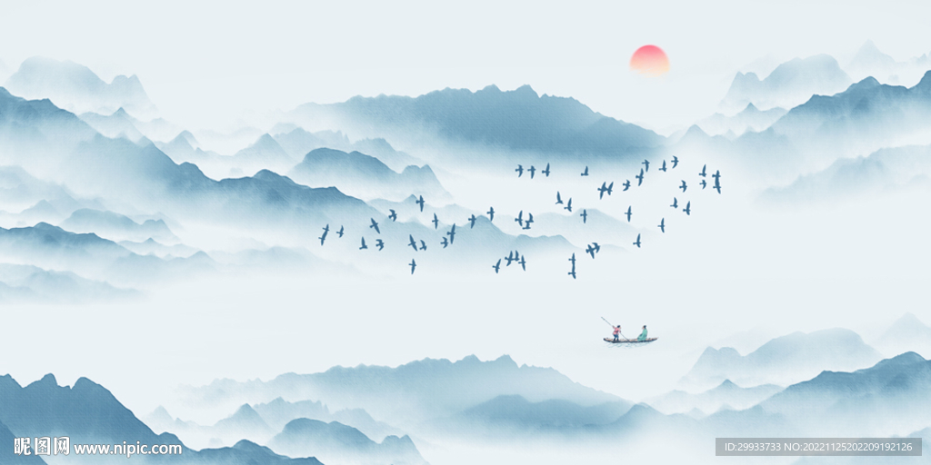意境山水画