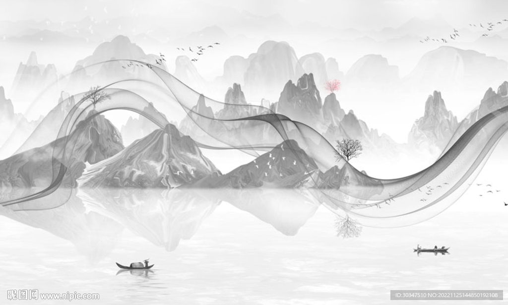 水墨山水