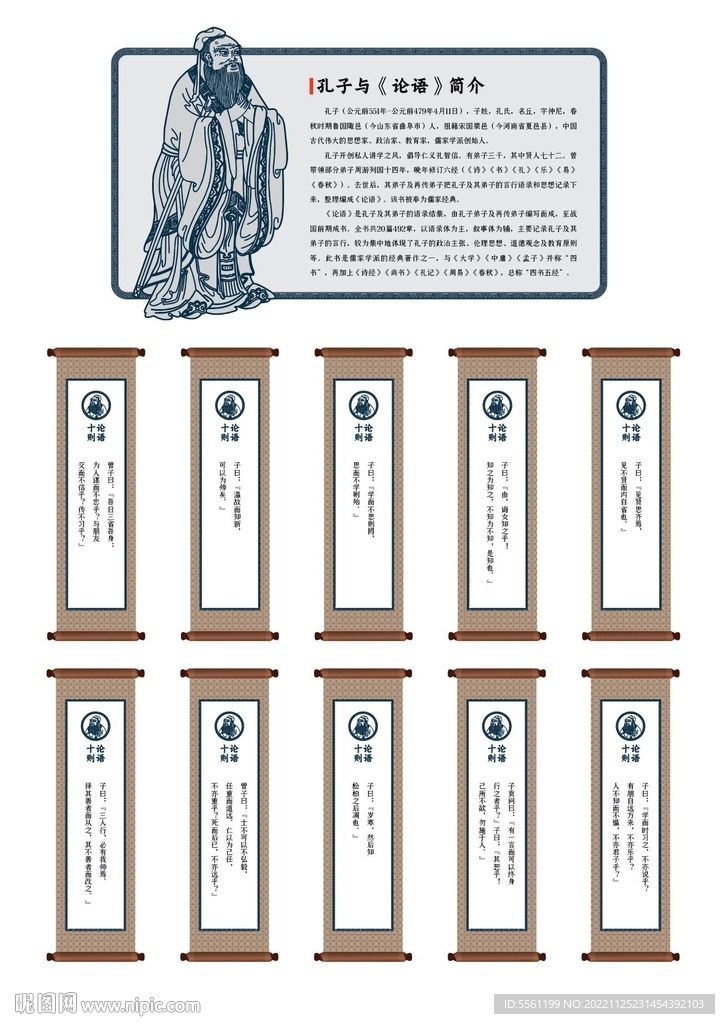 孔子简介与论语十则