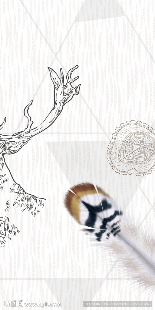 爆款 新欧式玄关画 tif分层