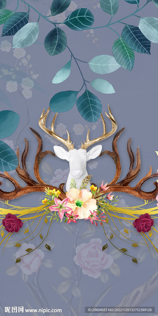 最 新欧式玄关画 tif分层 