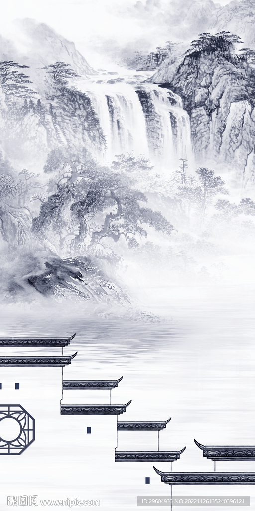 古风 新款高档玄关 TIf分层