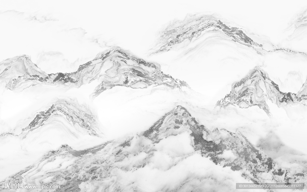 沙发 最新现代山水 Tif分层