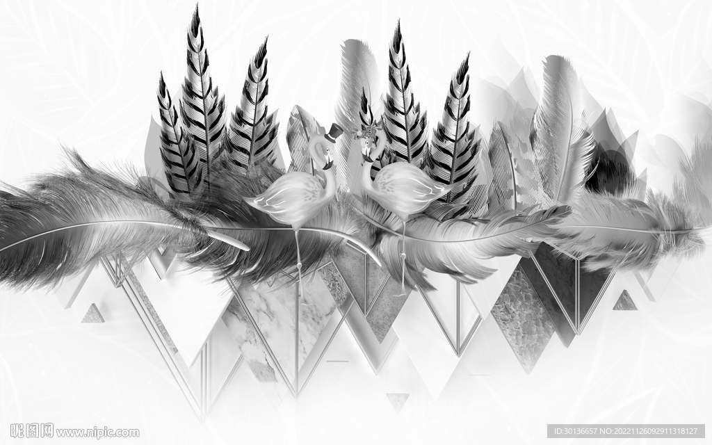 高清 高端装饰新画 TIF分层