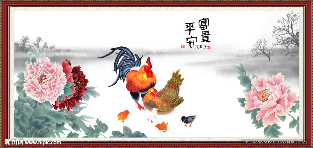 金鸡报晓