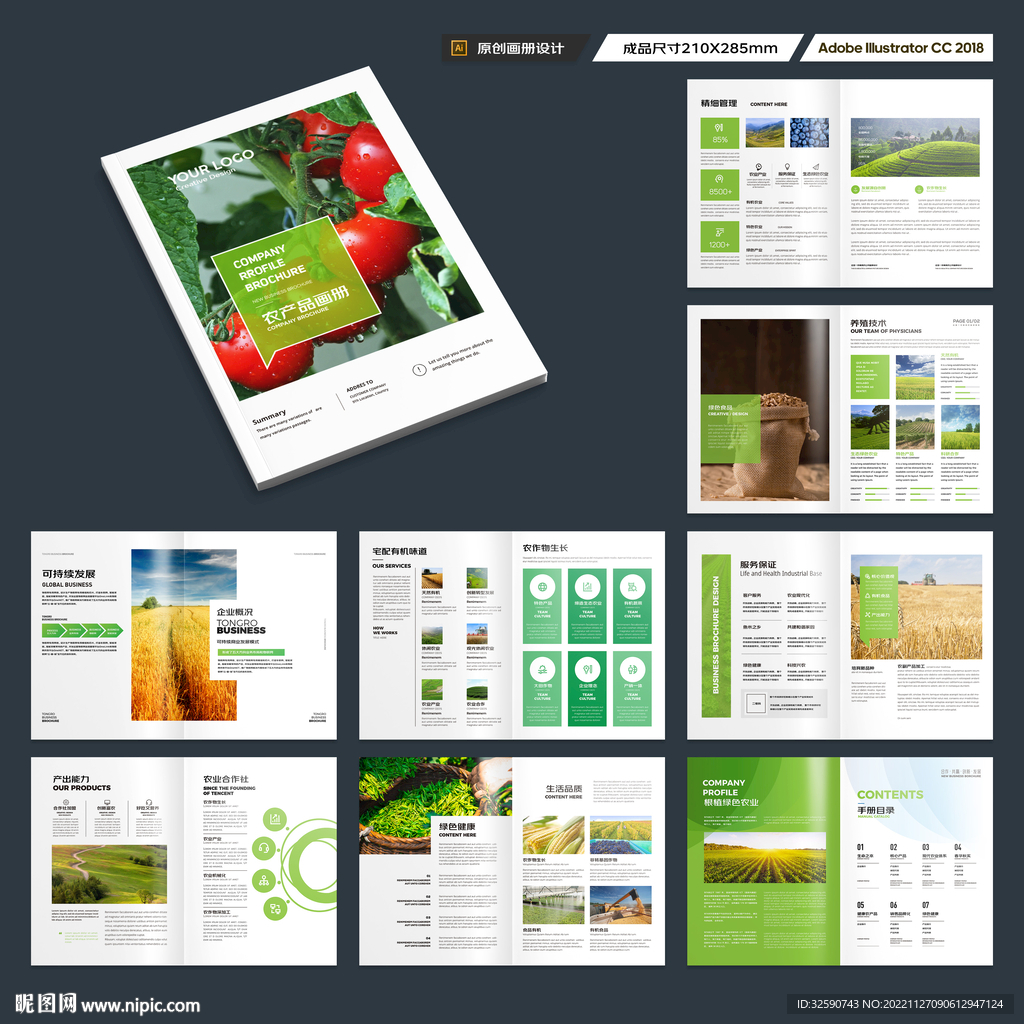 农业合作社画册