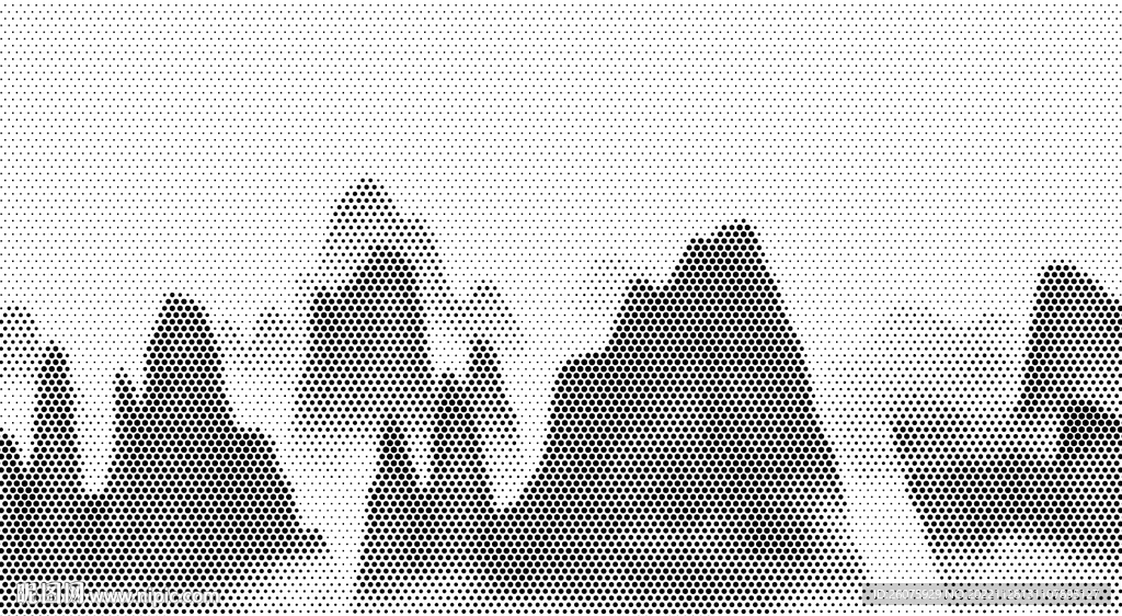 点状山