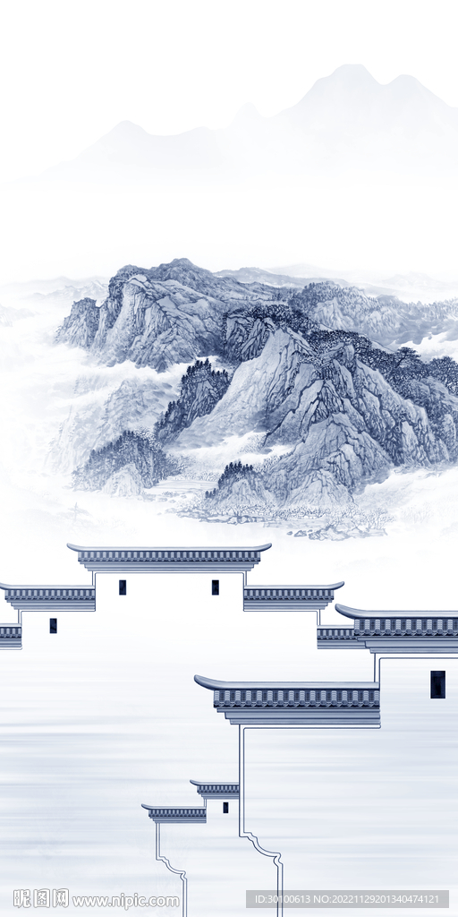 高清  意境山水玄关 TiF分