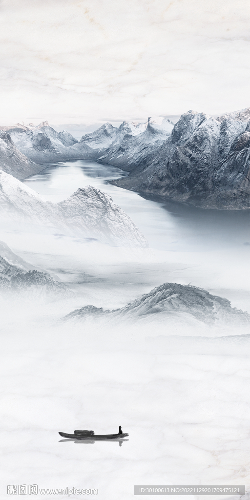 新款新山水画玄关 TiF分层图