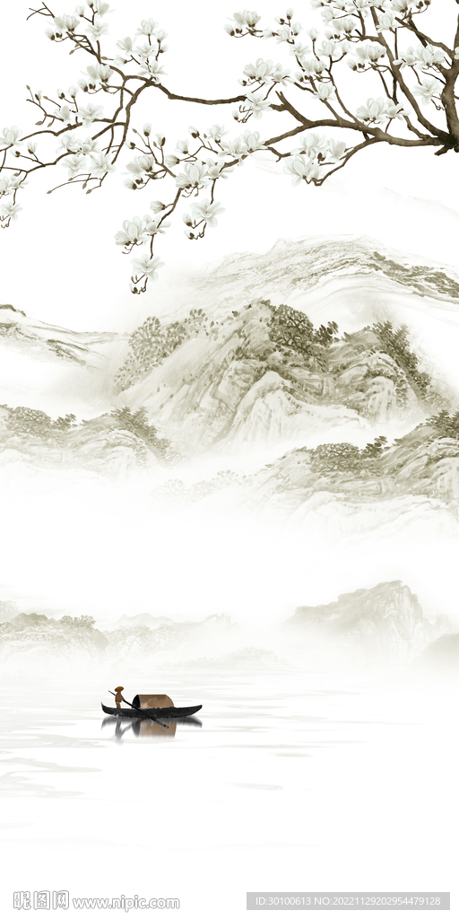 新品 人气玄关山水 TiF分层