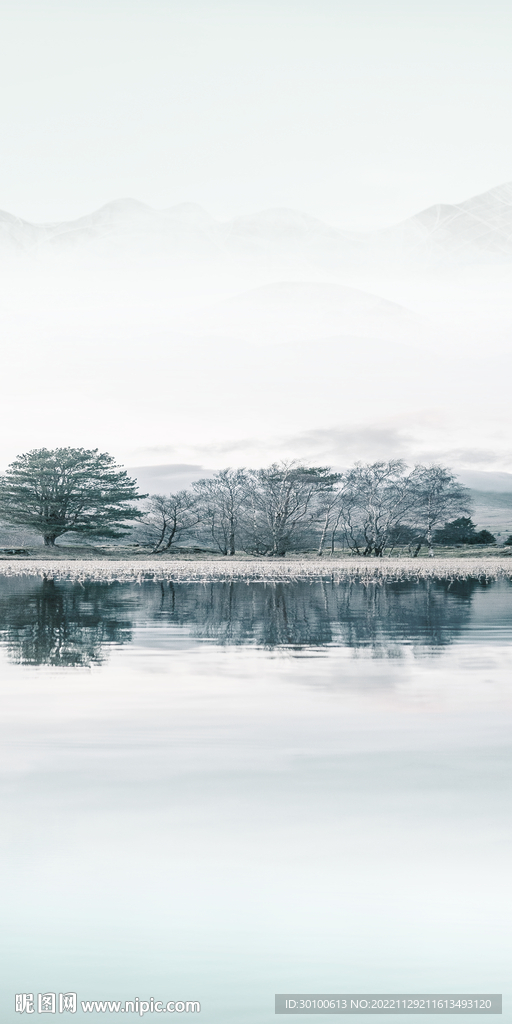 新品 高端玄关山水 tiF分层