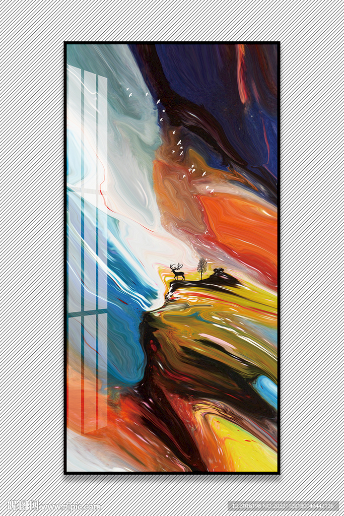 山水油画