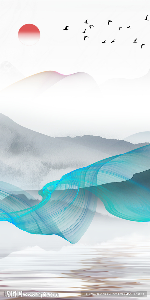 高档 人气玄关框画 TiF分层