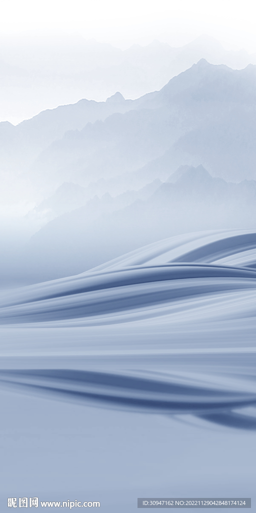 蓝色 新款玄关新画 TiF分层