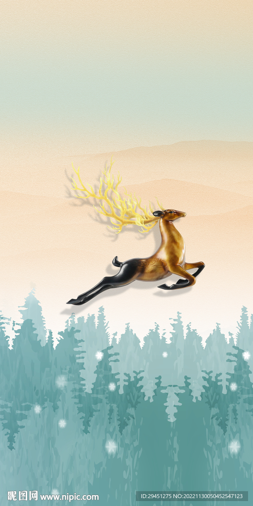 新品 最新款玄关画 TIf分层