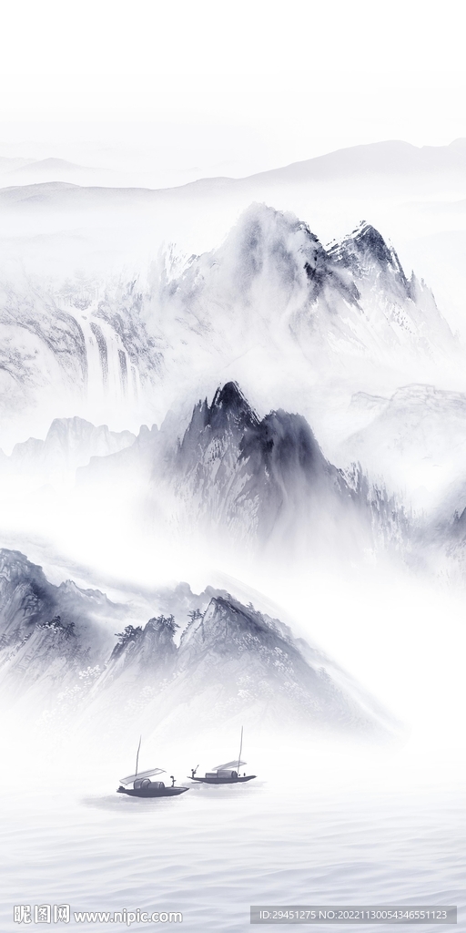 爆款 中式现代玄关 Tif分层