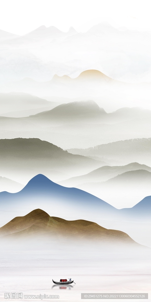 极简 中式现代玄关 Tif分层