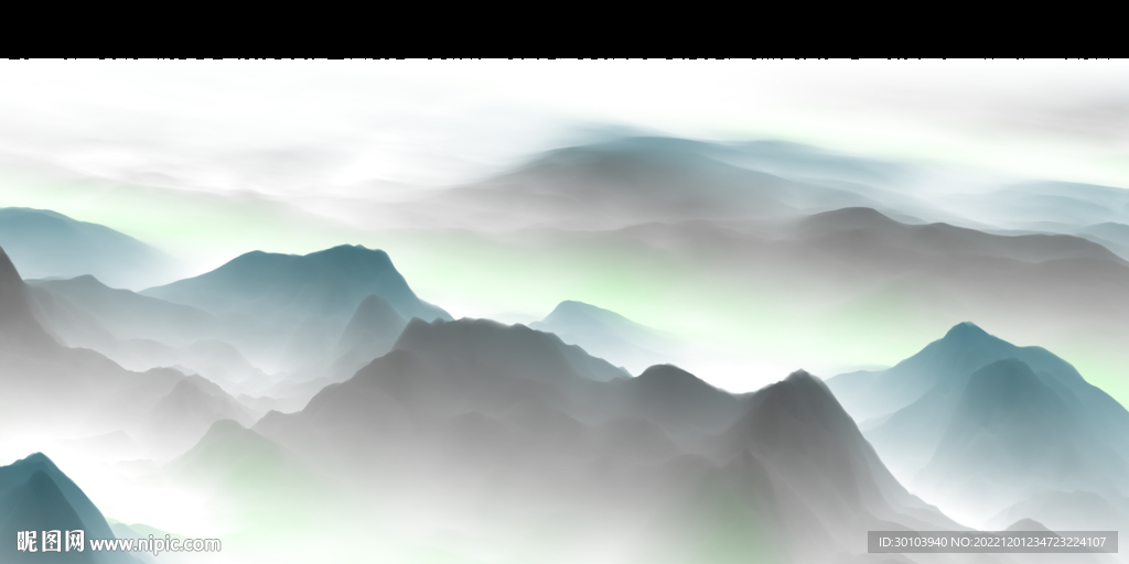 水墨画 