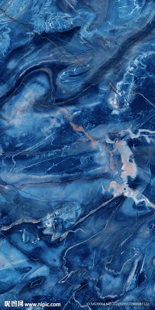蓝色大理石大板