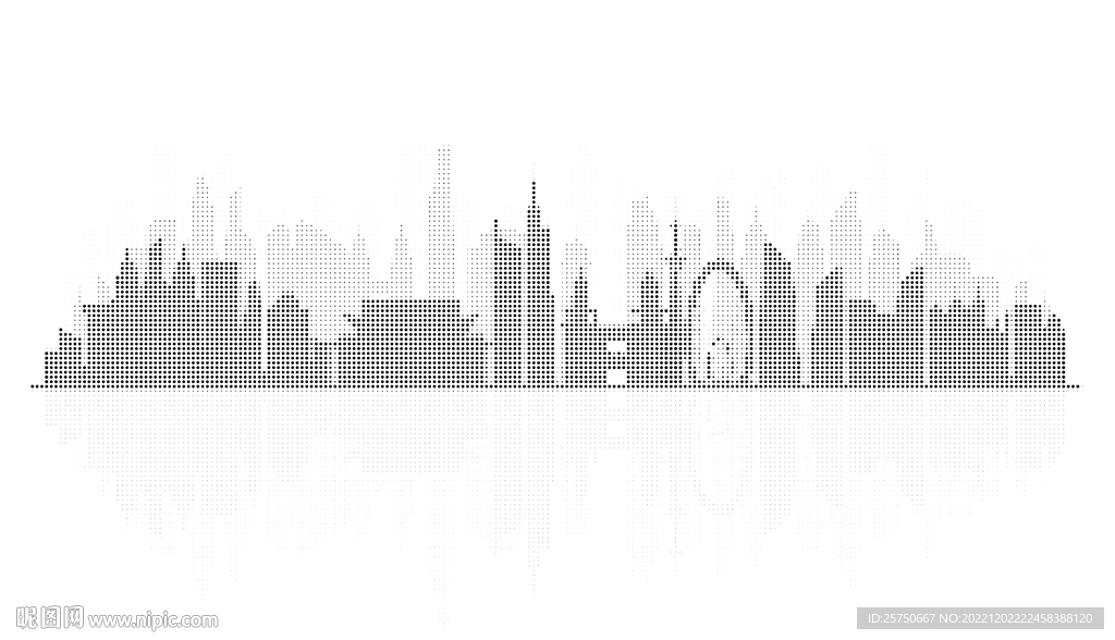 创意城市点状图