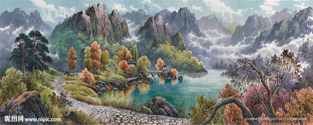 山水风景画
