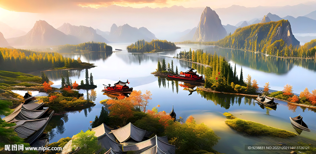 山水风景画