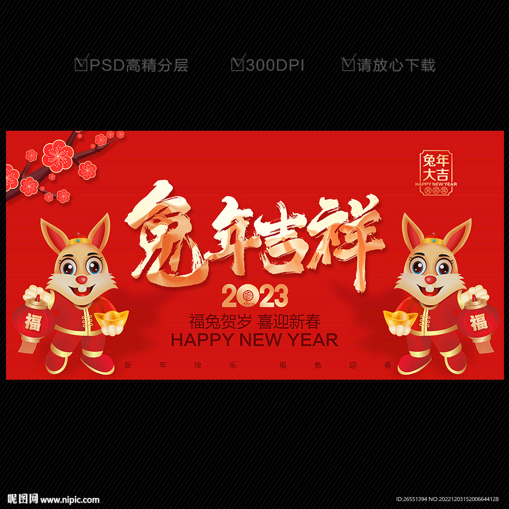 2023兔年
