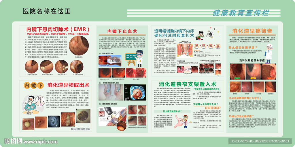 内镜治疗展板