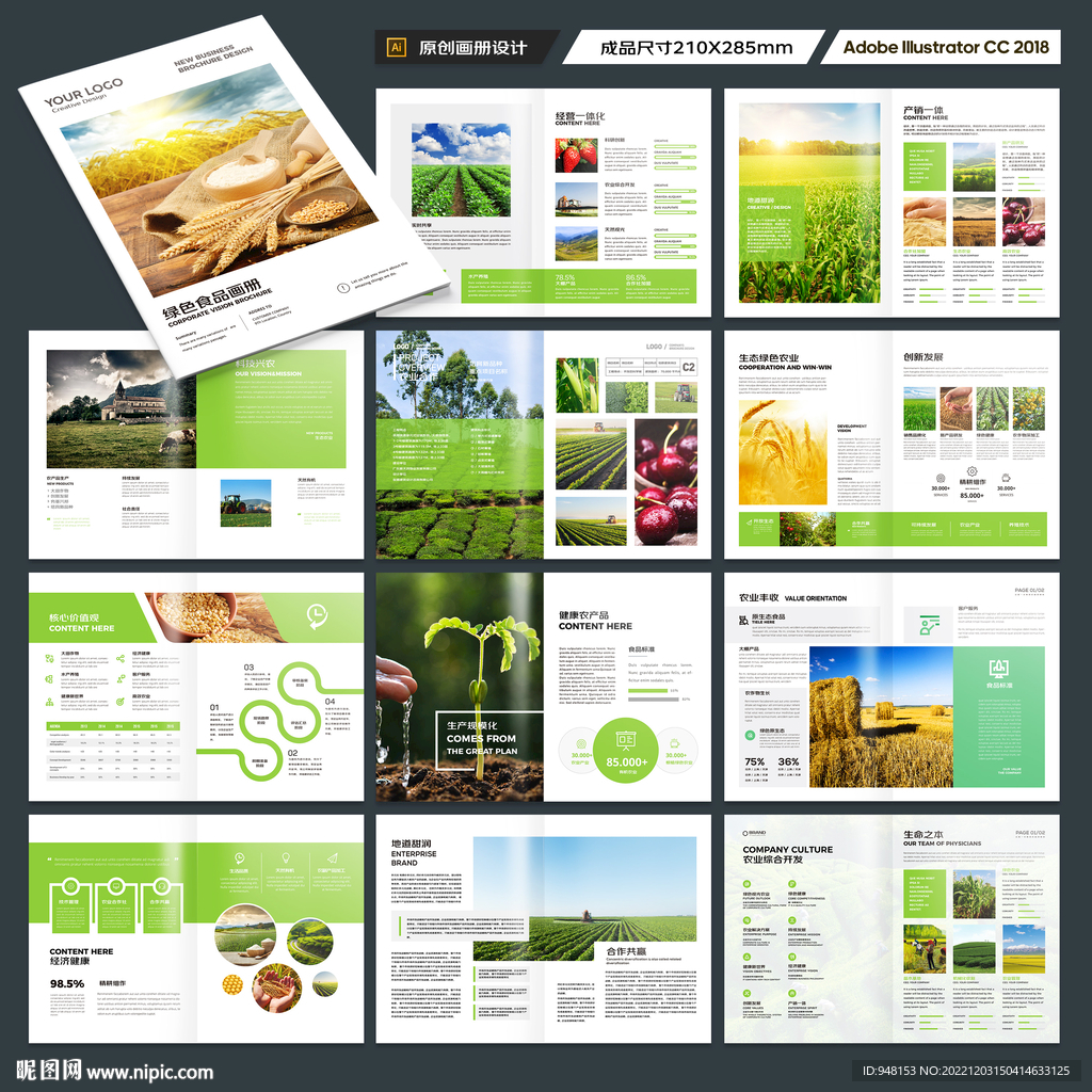 农业合作社画册