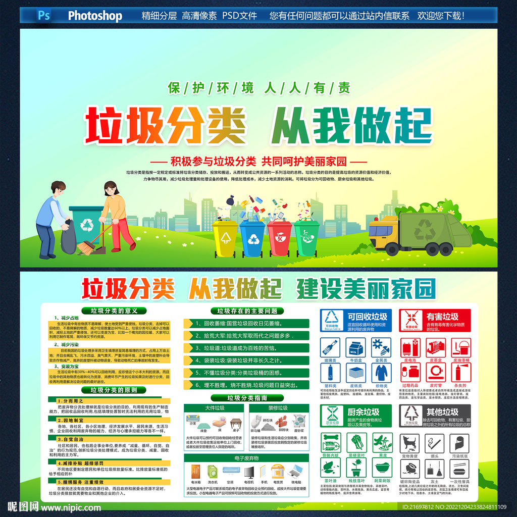 垃圾分类 从我做起