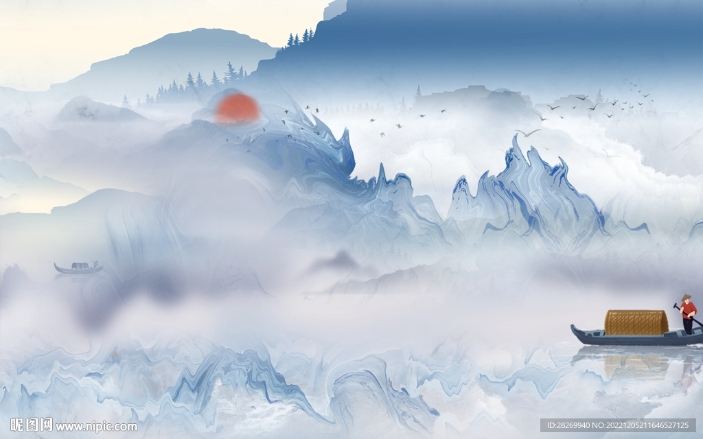 山水画 