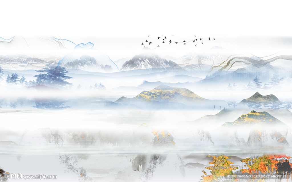 水墨山水 