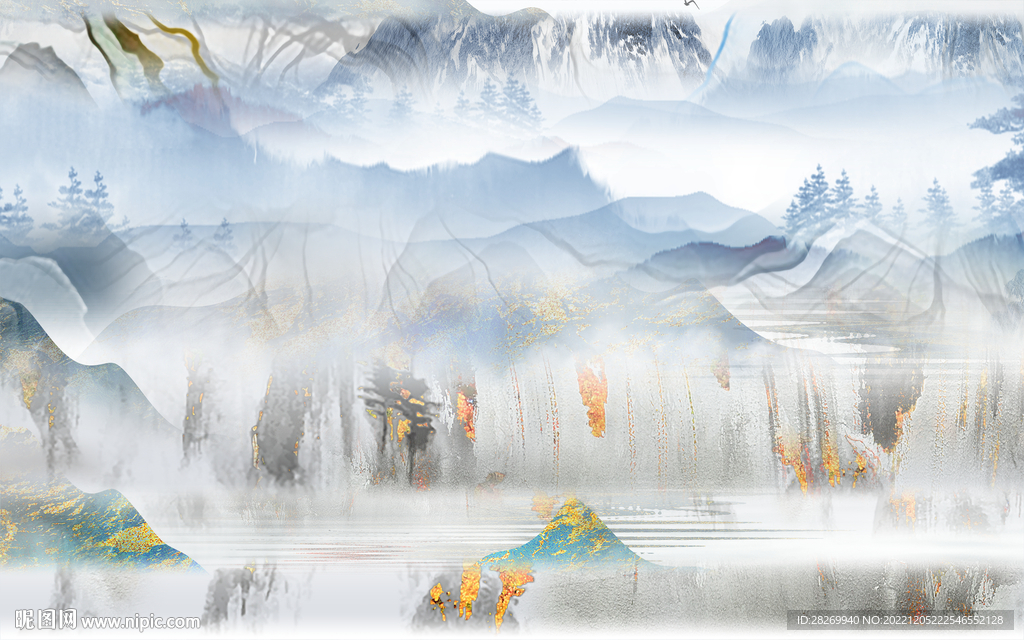 水墨山水 