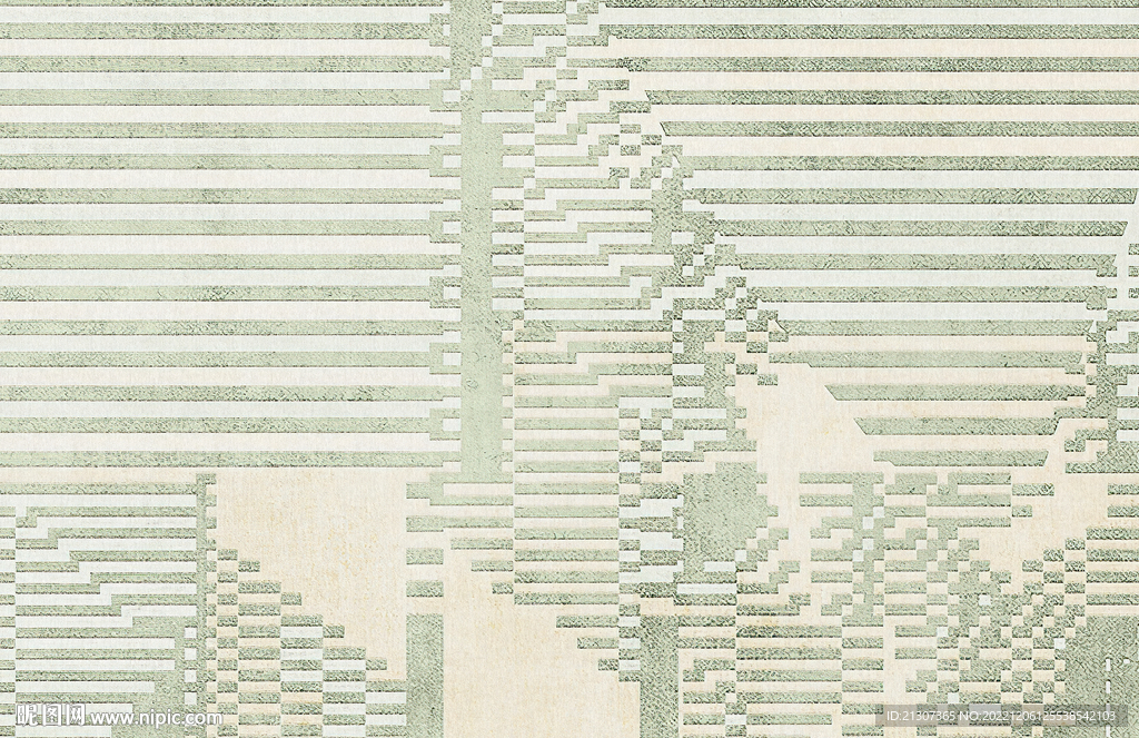 线条抽象地毯图案